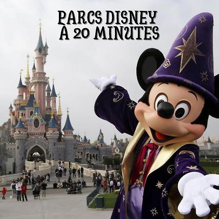 Calme Absolu, Terrasse Et Parking Entre Paris Et Disney Vaires-sur-Marne ภายนอก รูปภาพ